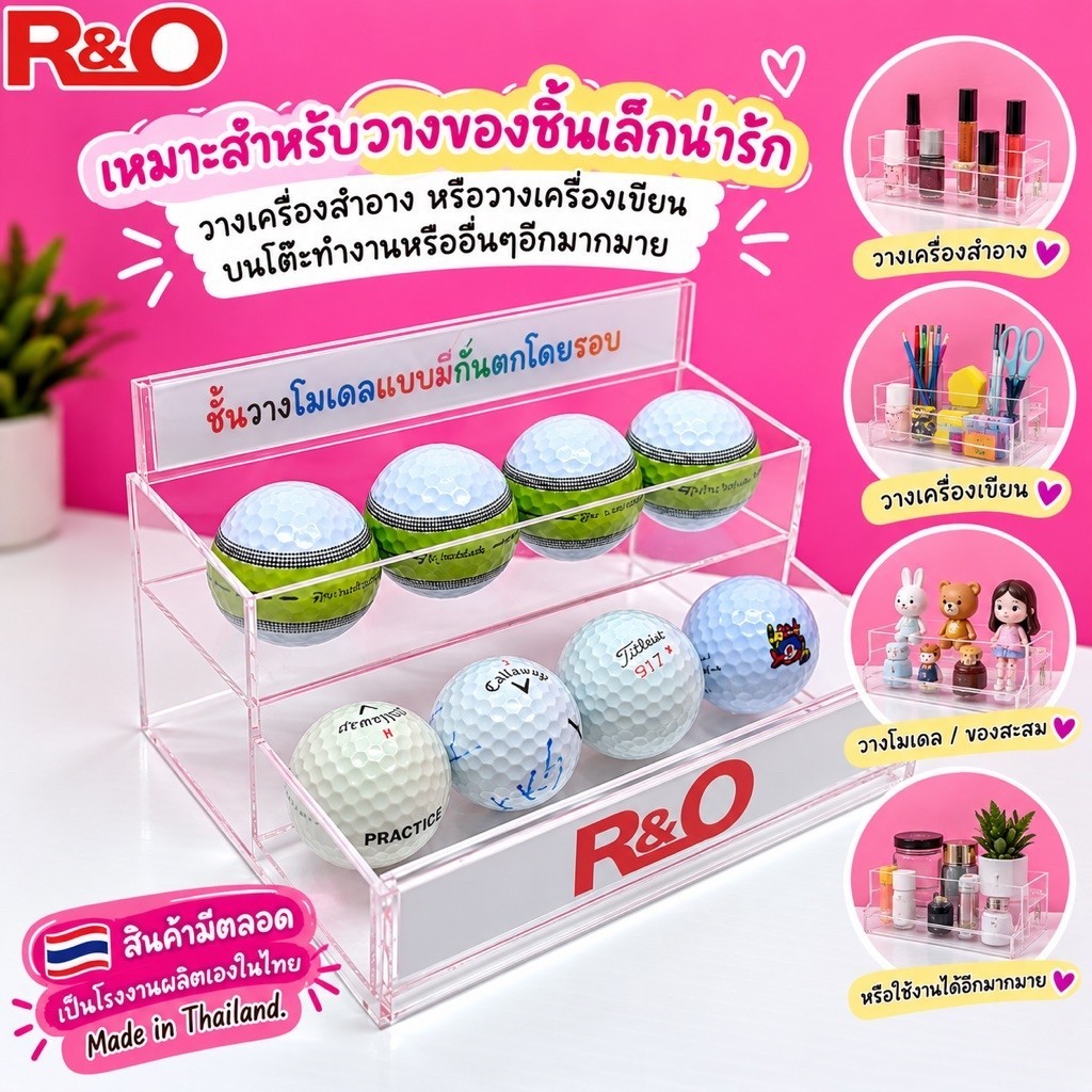 ชั้นวางโมเดลแบบ 2 ชั้น มีที่ใส่รูป ขนาด 18x15x11 cm. 5 ชั้นวางโมเดลแบบ 2 ชั้น มีที่ใส่รูป ขนาด 18x15x11 cm. - Image 5