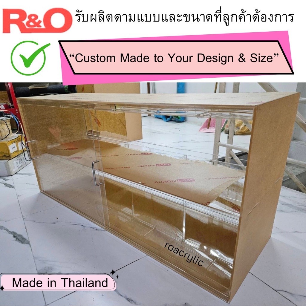 ตู้โชว์อาหารอะคริลิคใส 2 ชั้น 6 ช่อง | บานหน้าเปิดยกสไลด์เก็บด้านหลัง พร้อมประตูบานสไลด์ด้านหลัง 2 ตู้โชว์อาหารอะคริลิคใส 2 ชั้น 6 ช่อง | บานหน้าเปิดยกสไลด์เก็บด้านหลัง พร้อมประตูบานสไลด์ด้านหลัง - Image 2